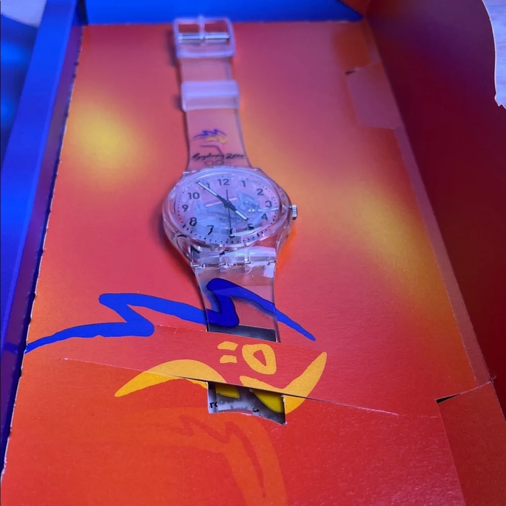 Vintage 2000 Swatch Watch Commemorative 2000 SYDNEY OLYMPICS